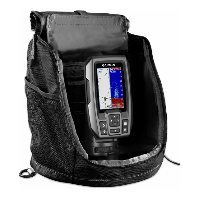 GARMIN Striker 4 Ekkolodd Isfiskepakke 4" 200W farge ekkolodd m/bæreveske 