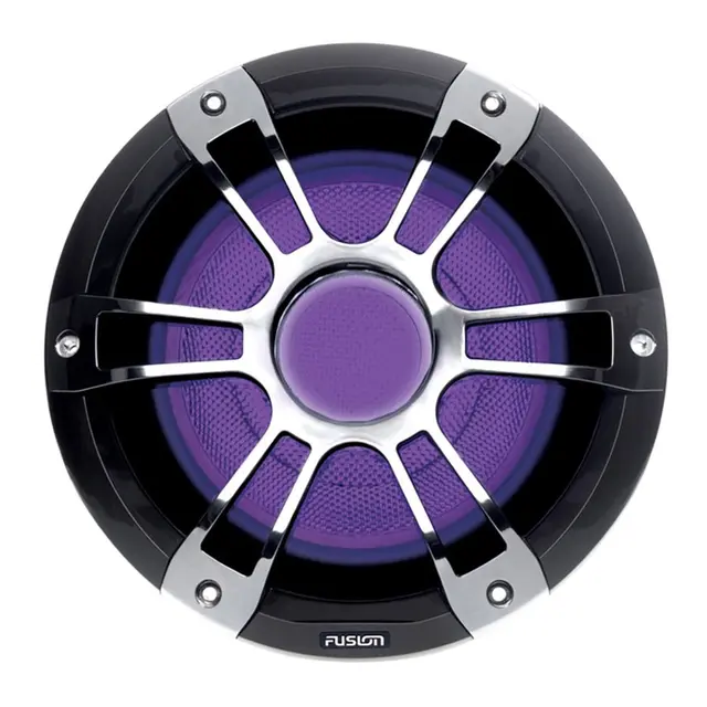 FUSION Signature Series 3 10" 600W grå maritim subwoofer med CRGBW 