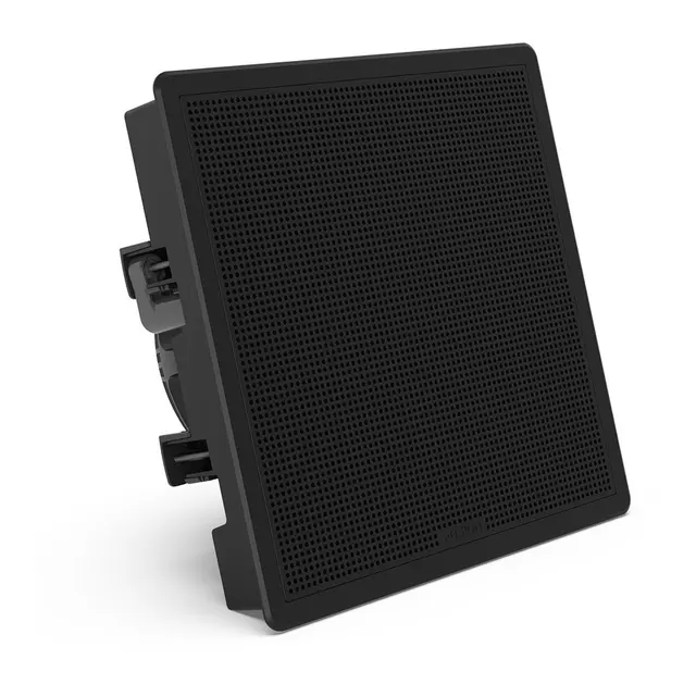 FUSION FM Serie-subwoofer, 10" 400W kvadratisk lavprofil - sort (stk) 