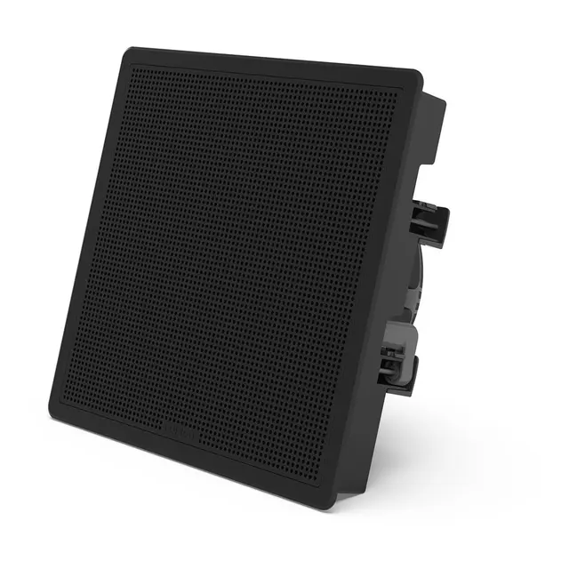 FUSION FM Serie-subwoofer, 10" 400W kvadratisk lavprofil - sort (stk) 