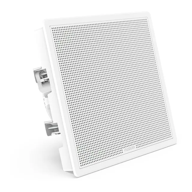 FUSION FM Serie-subwoofere, 10" 400W kvadratisk lavprofil - hvit (stk) 