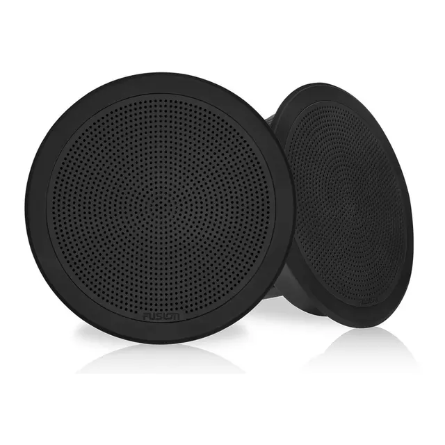 FUSION FM Series høyttalere, 6,5" 120 W rund lavprofil - sort(par) 