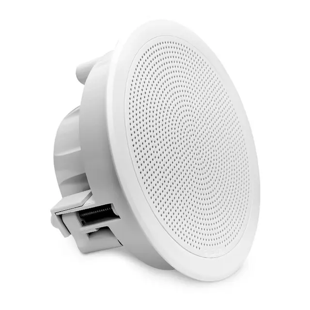 FUSION FM Series høyttalere, 6,5" 120 W rund lavprofil - hvit (par) 