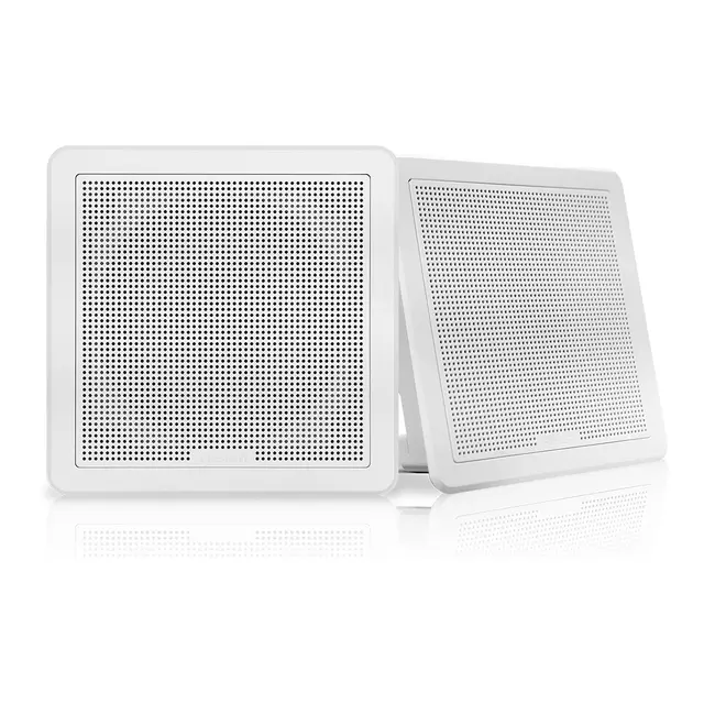 FUSION FM Series-høyttalere, 6,5" 120 W kvadratisk - hvit (par) 