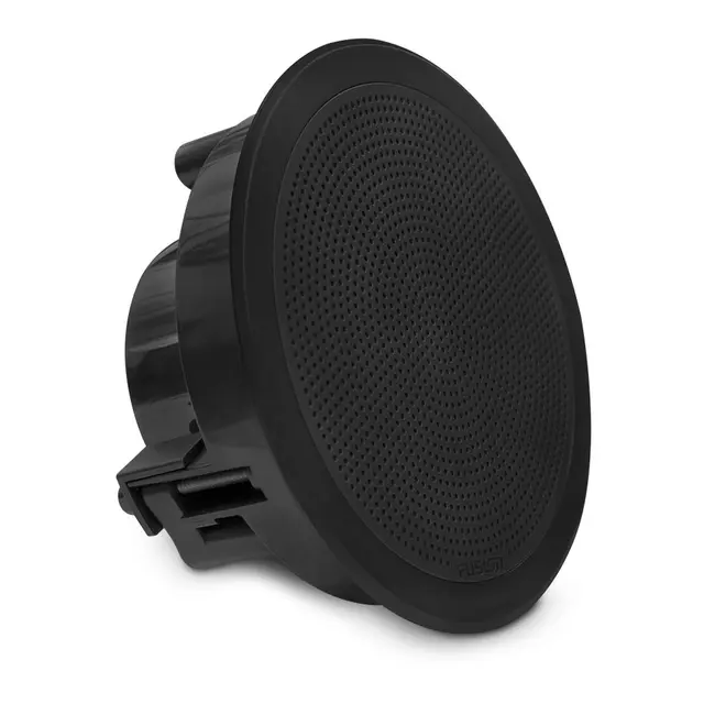 FUSION FM Series høyttalere, 7,7" 200 W kvadratisk lavprofil - sort (par) 
