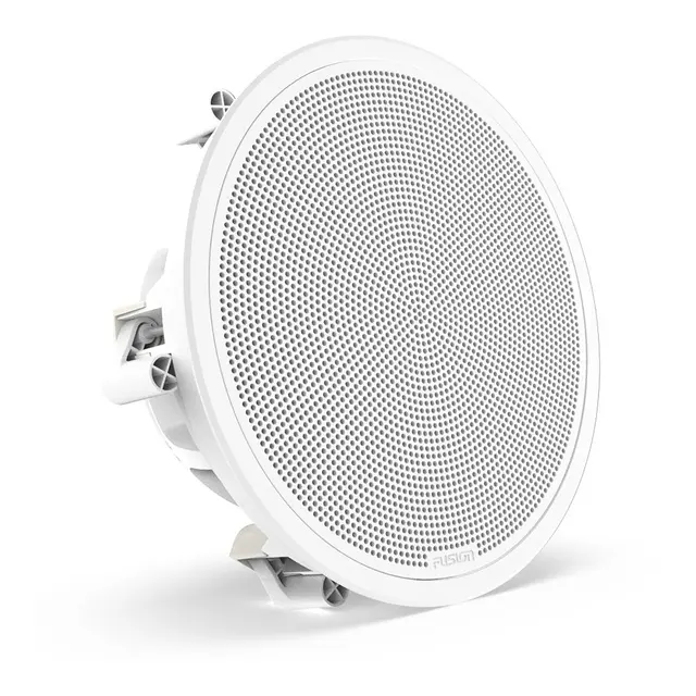 FUSION FM Serie-subwoofer, 10" 400W rund lavprofil - hvit (stk) 