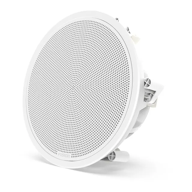 FUSION FM Serie-subwoofer, 10" 400W rund lavprofil - hvit (stk) 
