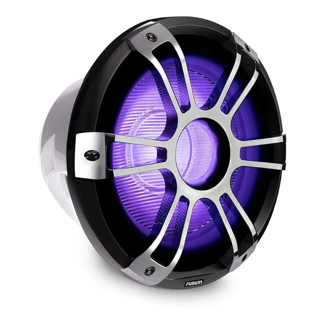 FUSION sort 12" subwoofer 1400W med LED 