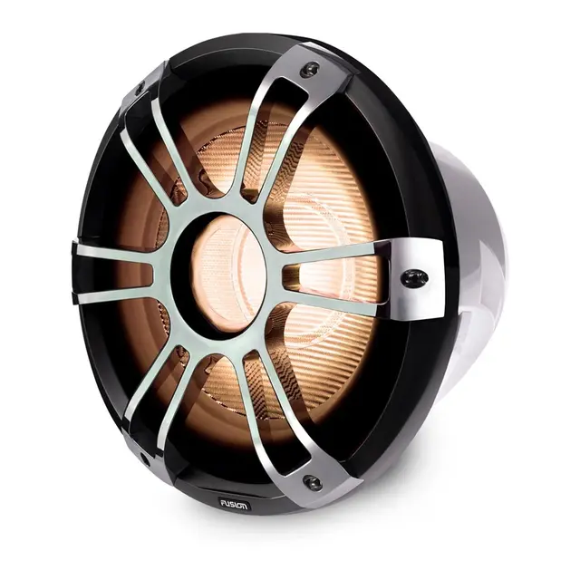 FUSION sort 12" subwoofer 1400W med LED 