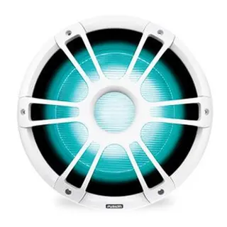 FUSION Signature Series 3 - 12" Sub 1400W hvit maritim subwoofer med CRGBW 