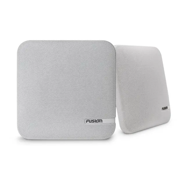 FUSION SM-Serie 6,5" 100W høyttaler klassisk hvit - kvadrat - gruntbyggende 