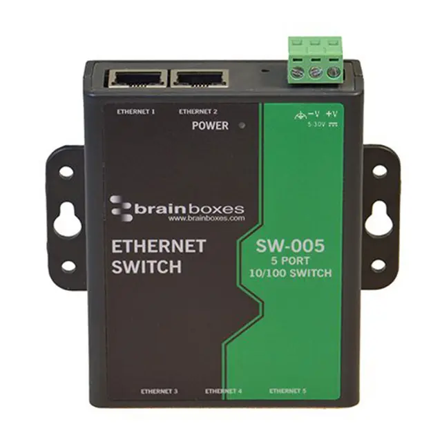 FUSION Apollo Ethernet Switch, 5 Porter 10/100Mbit AC-SW005 
