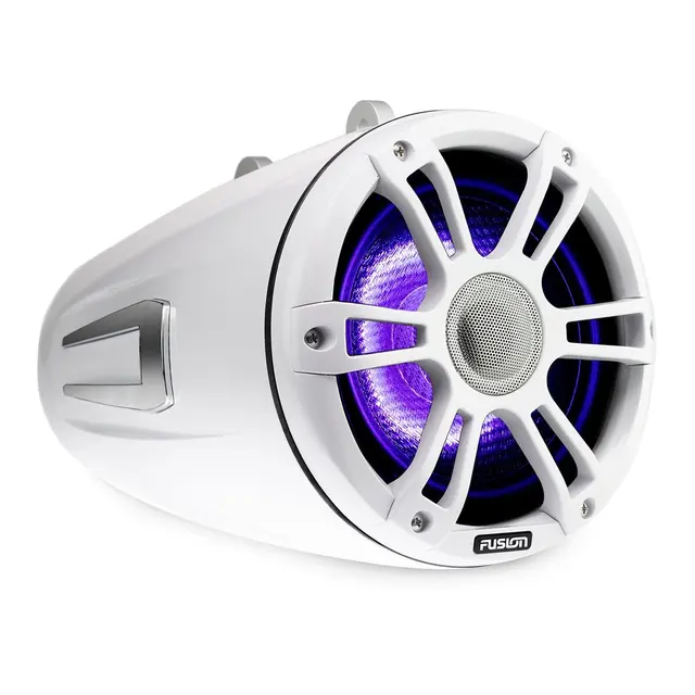 FUSION Signature 3 - 6,5" / 230W  CRGBW hvite marine Wake-tower høyttalere 