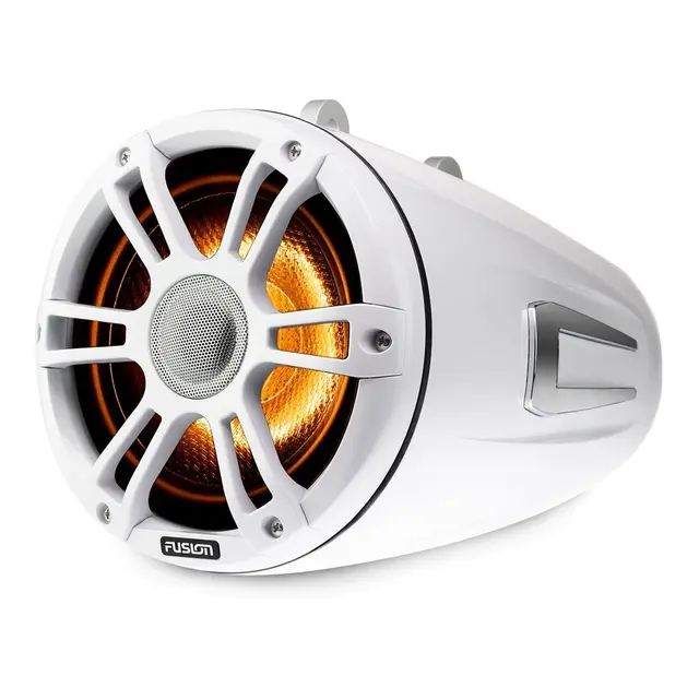 FUSION Signature 3 - 6,5" / 230W  CRGBW hvite marine Wake-tower høyttalere 