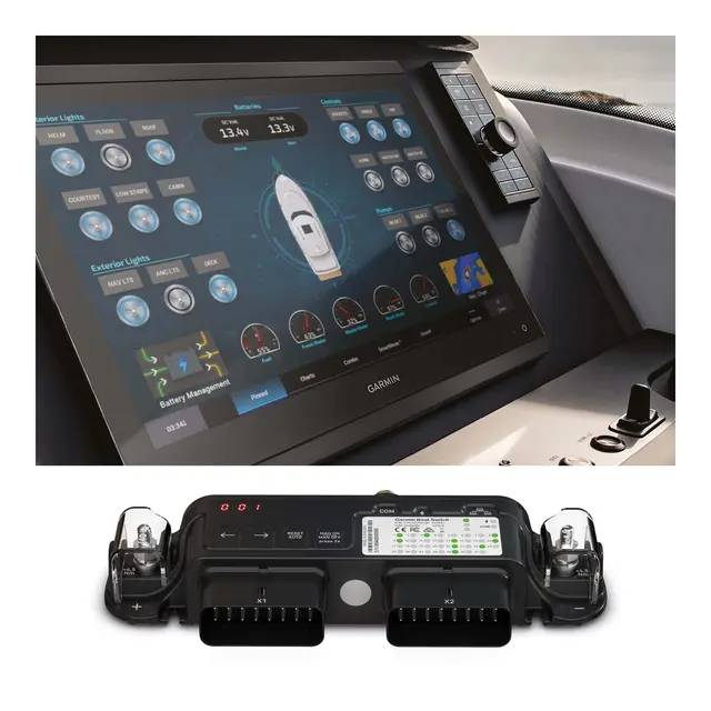 GARMIN Boat Switch - Digital switching Avansert elektrisk styring fra plotteren 
