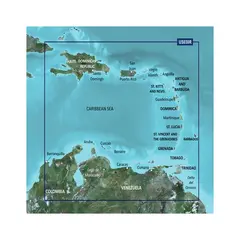 GARMIN S&#248;r&#248;st Karibia Bluechart G3 HXUS030R | microSD™/SD™ - kartbrikke