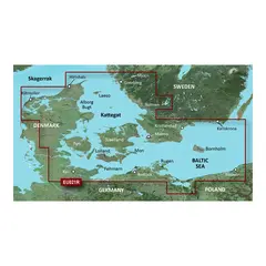 GARMIN VEU021R-Denmark East Svensk s&#248;rvest - kattegat