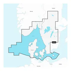 GARMIN Navionics Vision+ Sj&#248;kart - R NVEU042R: Oslo Trelleborg og Danmark