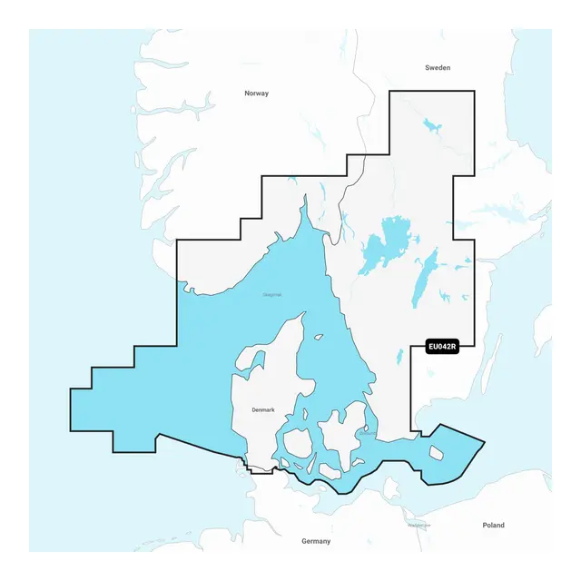 GARMIN Navionics Vision+ Sjøkart - R NVEU042R: Oslo Trelleborg og Danmark 