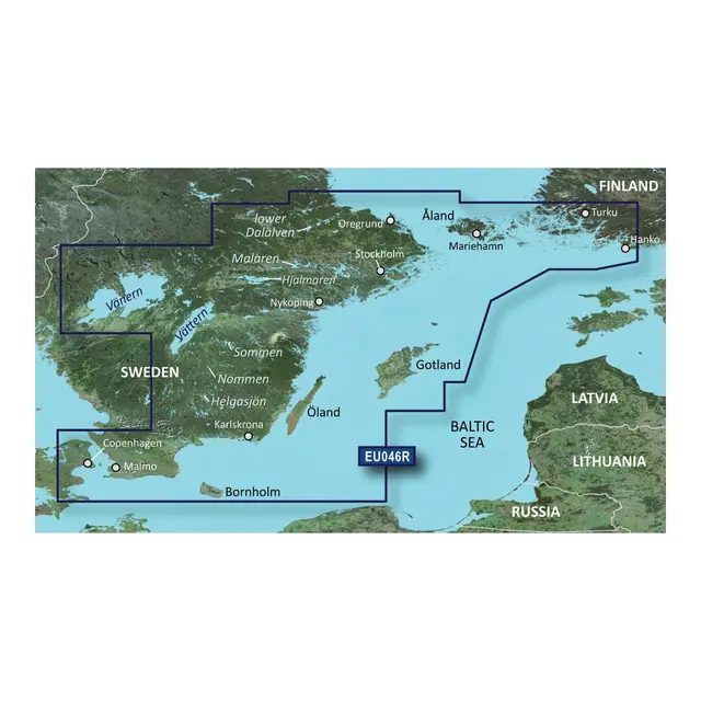 GARMIN VEU046R-Sweden, Southeast Sverige - Gøtland - Stocholm 