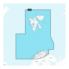 GARMIN Navionics Vision+ Sj&#248;kart - R NVEU054R: Lofoten - Svalbard