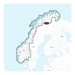 GARMIN Navionics Vision+ Sj&#248;kart NORGE NVEU071R: Norge (Innsj&#248;er og elver)