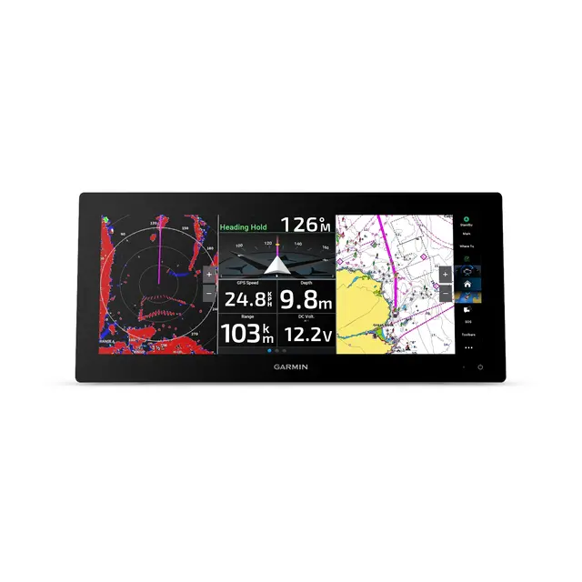 GARMIN GPSMAP 1523xsv Kartplotter 15" Ultrawide IPS touchskjerm & ekkolodd 