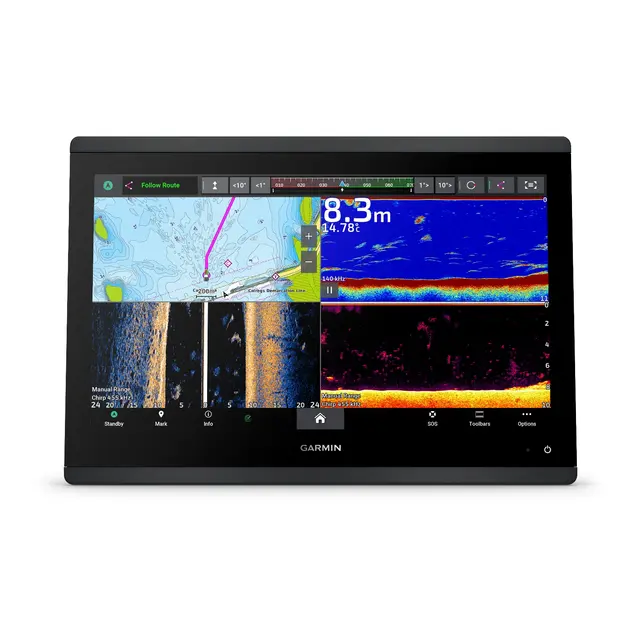 GARMIN GPSMAP 1623xsv Kartplotter m/ekko 16" IPS Touch - MFD - u/svinger 