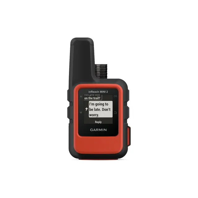 GARMIN inReach Mini 2, ildrød Satelittkommunikasjon 