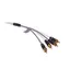FUSION Performance RCA-Kabel, 4 kanals 7,5m - MS-FRCA25