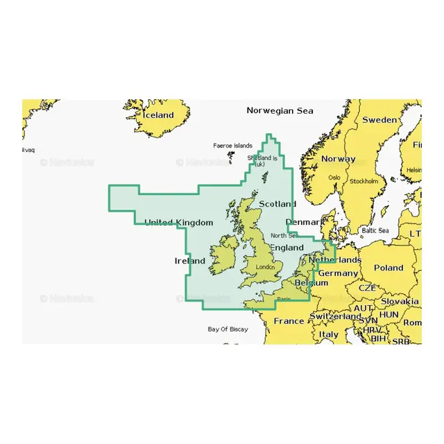 NAVIONICS+ Large Nedlasting Large nedlastingsbrikke valgfritt område 