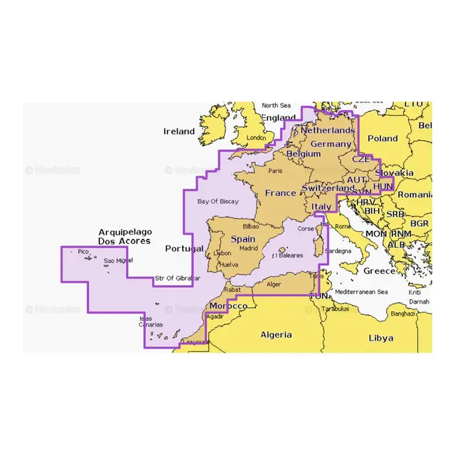 NAVIONICS+ Large Nedlasting Large nedlastingsbrikke valgfritt område 