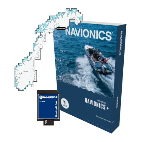 NAVIONICS+ Sjøkart for kartplottere NAEUXXX