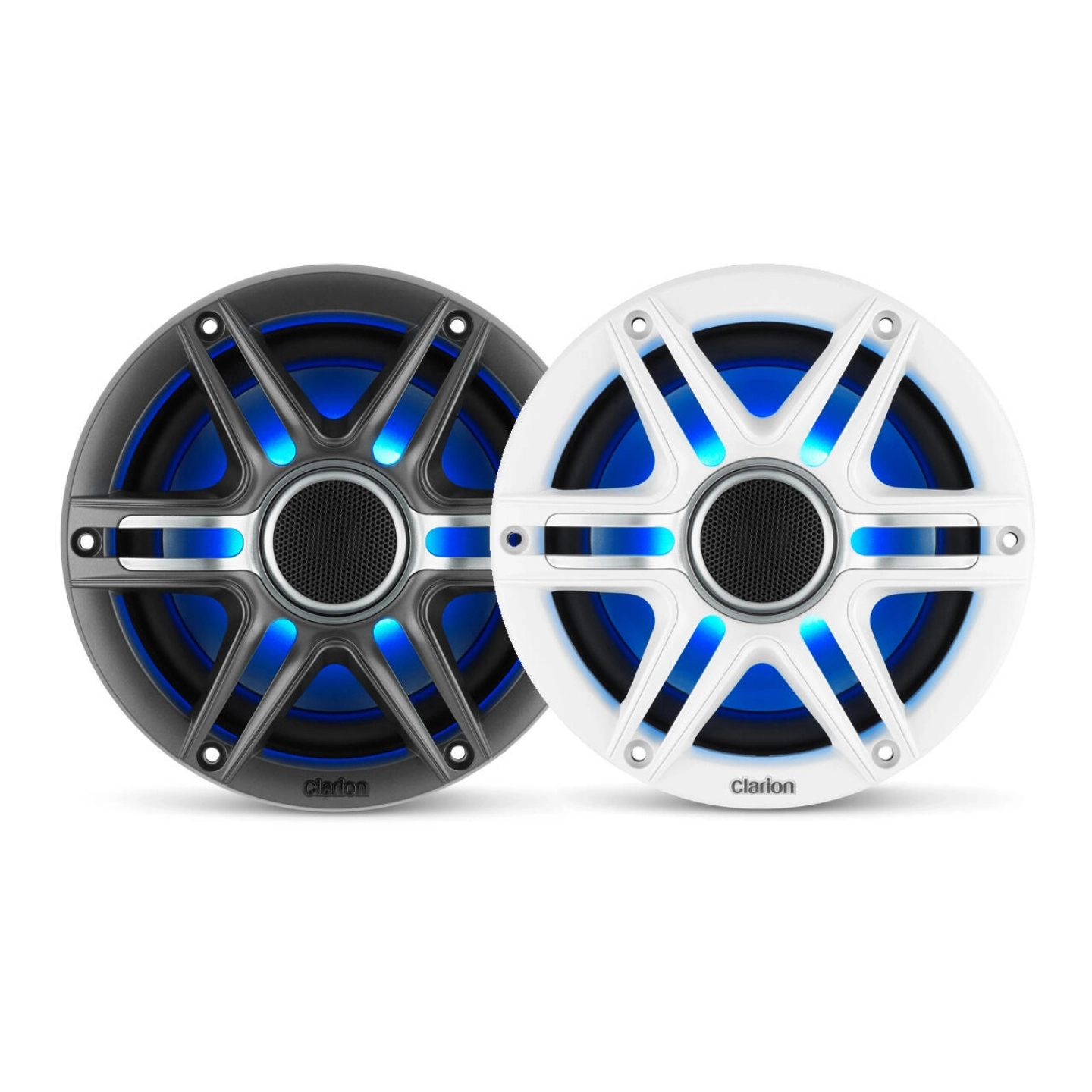 CLARION CMSP-651RGB-SWG marinehøyttalere Premium series 6,5" med LED - 60W