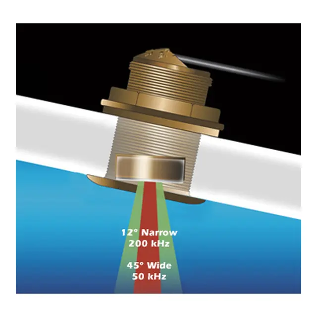 GARMIN Gj bronsesvinger 16-24° Skrogvink 8-pin - 600w - 50/200 kHz (Airmar B60) 