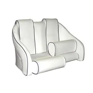 BLUE SEA "Porto Free Twin" 96cm Offwhite m/blå kjeder - Kunstskinn 