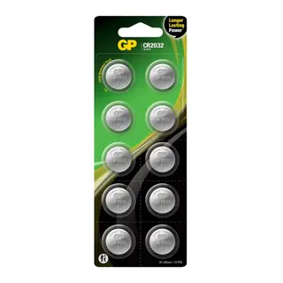 GP Lithium Cell Batteri, CR2032