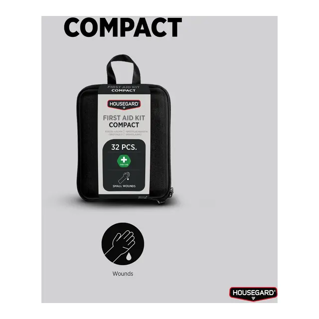 HOUSEGUARD Førstehjelpsveske Compact - 32 pcs 
