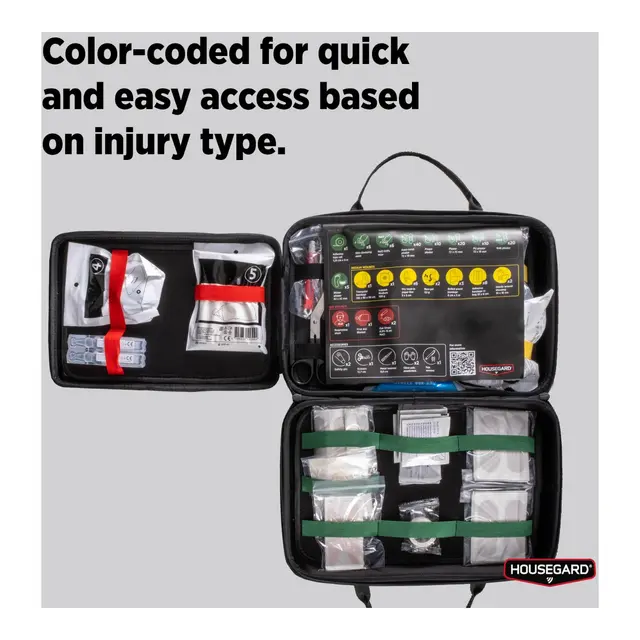 HOUSEGUARD Førstehjelpsveske Premium - 152 pcs 