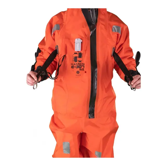 HANSEN PROTECTION E-307 III Str. STD SOLAS-godkjent redningsdrakt 