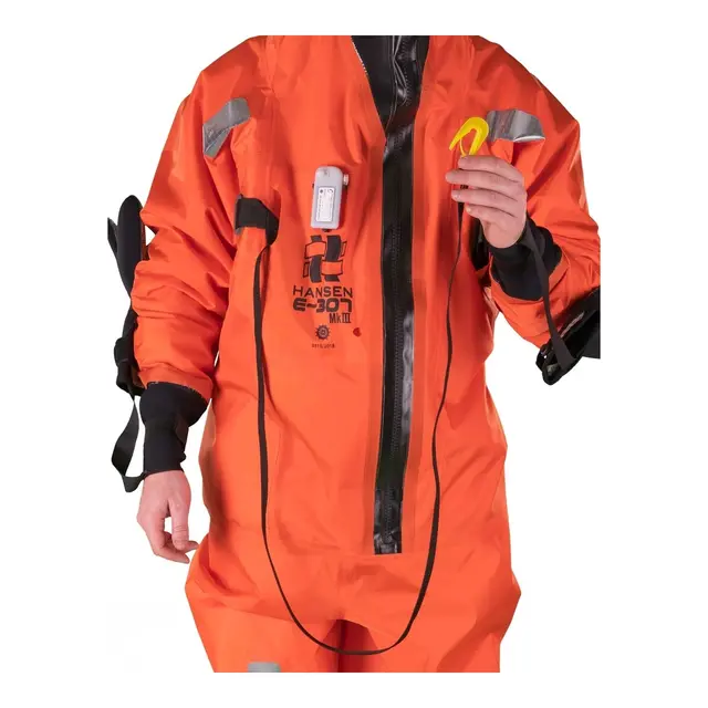 HANSEN PROTECTION E-307 III Str. STD SOLAS-godkjent redningsdrakt 