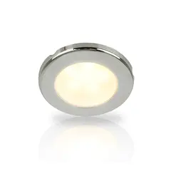 HELLA MARINE EuroLED 75 Downlight 12V Varmhvit lys / polert st&#229;lring 316