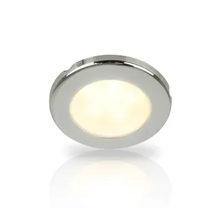HELLA MARINE EuroLED 75 Downlight 12V Varmhvit lys / polert st&#229;lring 316