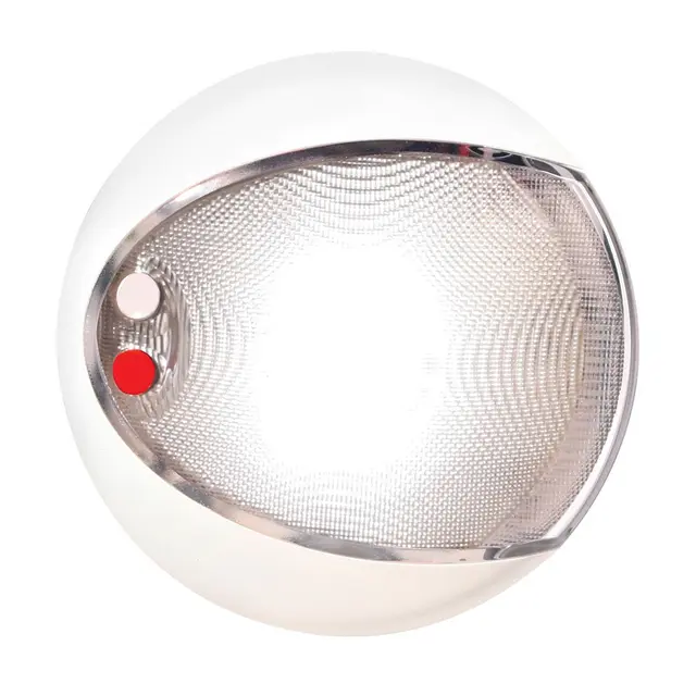 HELLA MARINE EuroLED 130 Touch Hvit + rødt nattlys / Hvit ramme 