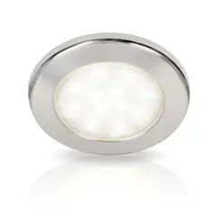 HELLA MARINE EuroLED 115 Downlight Varmhvit lys / Polert st&#229;lring 316