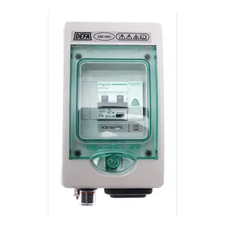 DEFA El-Sentral 230V Plug-in - type 1 1 inntak - 1 uttak (plug-in)