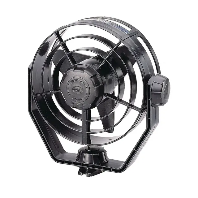 HELLA MARINE Turbo vifte sort 12V 2 hastigheter 