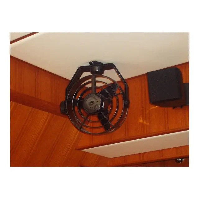 HELLA MARINE Turbo vifte sort 12V 2 hastigheter 