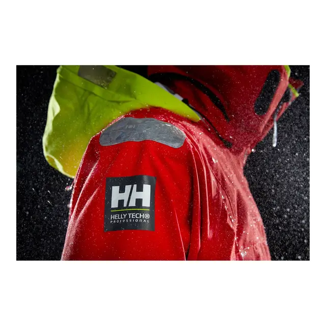 HELLY HANSEN Seiljakke - Ægir Ocean Alert Red - L 