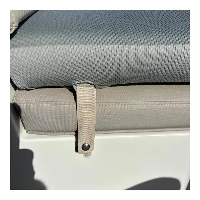 Elastisk Pute-/Møbeltrekk - Mud/ Gray L: 5m , B: 45-75 cm - i sømløs tubeform 